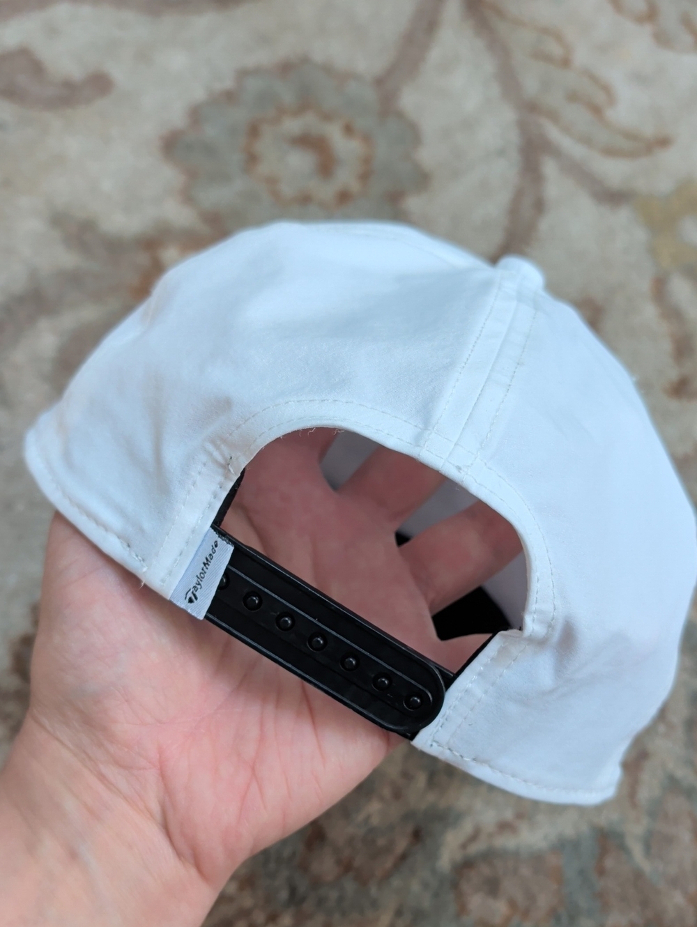 TaylorMade Horizon Fermi White Golf Cap - Men's Performance Hat - Picture 3 of 8
